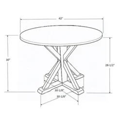 42" Litchfield Round Dining Table - Threshold™ -Furniture Sales Store GUEST 4e260b1e e098 4c94 aa81 80d76669bb73