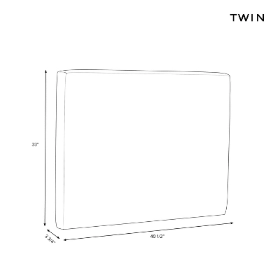 Twin Ryan Tufted Stick-on-the-Wall Dorm Headboard USB - Threshold™ 4 Twin Ryan Tufted Stick-on-the-Wall Dorm Headboard USB - Threshold™ - Image 4
