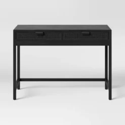 Minsmere Writing Desk With Drawers Black - Threshold™ -Furniture Sales Store GUEST 5094eea6 5a0c 4f67 9925 b2109f6d1141