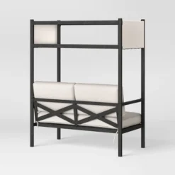 Ryegate 2pc 4' Mini Patio Daybed With Ottoman Weathered Teak - Threshold™ 11 Ryegate 2pc 4' Mini Patio Daybed With Ottoman Weathered Teak - Threshold™ -Furniture Sales Store GUEST 52a56e94 f01a 4e67 98c5 74cb41f35e91