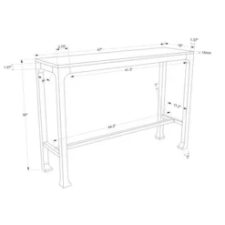 Belmont Shore Curved Foot Console Table Natural - Threshold™ Designed With Studio McGee Assembly Required -Furniture Sales Store GUEST 53d7fc2b 7c70 4352 8409 bb87d790dfd8