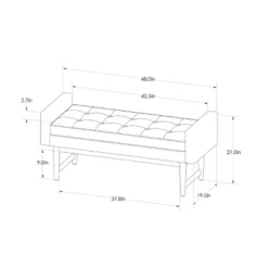 Verken Mid Century Modern Settee Bench - Threshold™ -Furniture Sales Store GUEST 55d19e28 11c4 43f4 9e3e 2403e25a998b