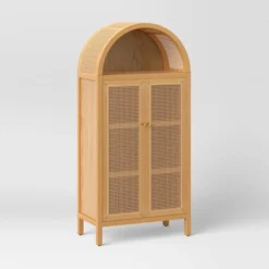 Woven Arched Wood Cabinet - Threshold™ 17 Woven Arched Wood Cabinet - Threshold™ -Furniture Sales Store GUEST 55ee5cc0 3aff 4967 be03 2e31c724f280