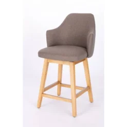 Kinston Swivel Curved Back Upholstered Counter Height Barstool - Threshold™ -Furniture Sales Store GUEST 585574a8 4152 4afb 9413 75eba22346a7