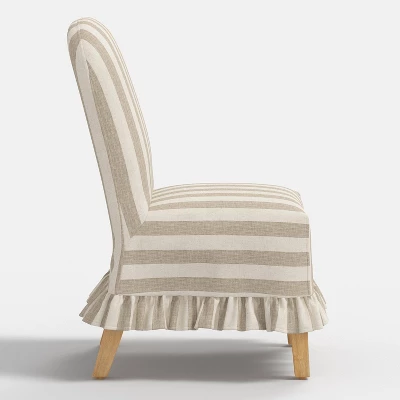 Replacement Ruffled Slipcover Only For Rounded Back Dining Chair - Threshold™ 2 Replacement Ruffled Slipcover Only For Rounded Back Dining Chair - Threshold™ - Image 2