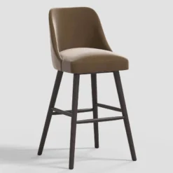 Geller Modern Counter Height Barstool In Shiny Velvet - Threshold™ -Furniture Sales Store GUEST 5a7ab988 25df 4fbd a25b 21bd72fa1324