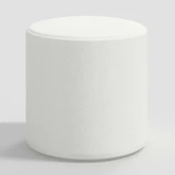 Round Thalia Ottoman In Textured Linen - Threshold™ -Furniture Sales Store GUEST 5adbb7e2 c555 44bd 886f b90c408a36f4