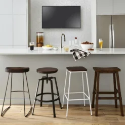 Halifax Farmhouse Wood Barstool - Threshold -Furniture Sales Store GUEST 5c2ad5e6 21b1 408f b694 ea2408655584 1
