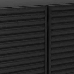 Fluted TV Stand For TVs Up To 55" Black - Threshold™: Entertainment Center With Adjustable Shelves -Furniture Sales Store GUEST 5e38e9c0 ef1d 4fb9 b264 eb2589536705