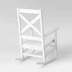 Shawboro POLYWOOD Patio Rocking Chair - White - Threshold™ -Furniture Sales Store GUEST 5f31549b d304 4ea1 8c2d 2563284f6791