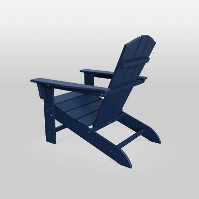 Shawboro POLYWOOD Patio Adirondack Chair, Outdoor Furniture - Navy - Threshold™ 2 Shawboro POLYWOOD Patio Adirondack Chair, Outdoor Furniture - Navy - Threshold™ - Image 2