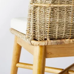 Juniper Woven Dining Chair With Cushion Natural - Threshold™ Designed With Studio McGee -Furniture Sales Store GUEST 61576adc 2b4b 4203 a94f 5e0e5d4bcc2f