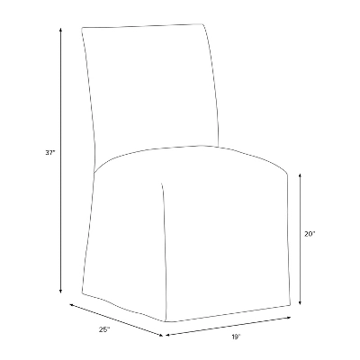 Replacement Slipcover Only For Kay Dining Chair - Threshold™ 6 Replacement Slipcover Only For Kay Dining Chair - Threshold™ - Image 6