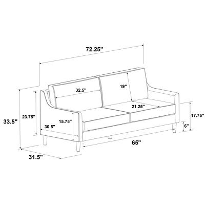 Prescott Slope Arm Sofa - Threshold™ 7 Prescott Slope Arm Sofa - Threshold™ - Image 7