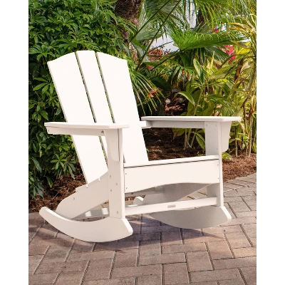 Shawboro POLYWOOD Patio Adirondack Rocking Chair - Threshold™ 4 Shawboro POLYWOOD Patio Adirondack Rocking Chair - Threshold™ - Image 4