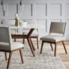 Holmdel Mid-Century Dining Chair Beige - Threshold™