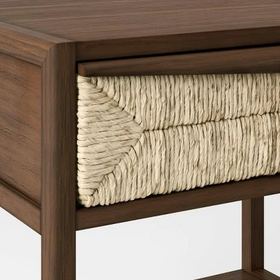 Withania Accent Table - Threshold™: Wood Composite, Decorative Storage Cabinet With Drawer 4 Withania Accent Table - Threshold™: Wood Composite, Decorative Storage Cabinet With Drawer - Image 4