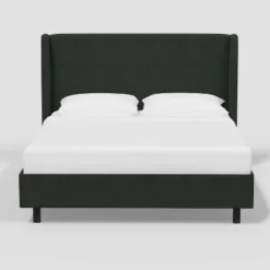 Antwerp Wingback Platform Bed In Linen - Threshold™