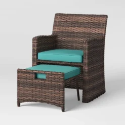 Halsted 5pc Wicker Small Space Patio Furniture Set - Threshold 18 Halsted 5pc Wicker Small Space Patio Furniture Set - Threshold -Furniture Sales Store GUEST 6c98a51f 7020 4c1a ae2d db726576d1ba