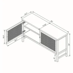 Palmdale Woven Door Console Natural - Threshold™ Designed With Studio McGee 13 Palmdale Woven Door Console Natural - Threshold™ Designed With Studio McGee -Furniture Sales Store GUEST 6d225f38 58c8 4d6f a350 e4de6fff4cf2 1
