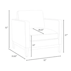 Woodland Hills Wood Base Chair Light Gray - Threshold™ Designed With Studio McGee -Furniture Sales Store GUEST 6e8f4d51 943c 49ba 9657 ccd0dc5a9fa7