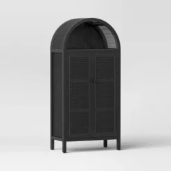 Woven Arched Wood Cabinet - Threshold™ 16 Woven Arched Wood Cabinet - Threshold™ -Furniture Sales Store GUEST 71d7b8e7 0b8a 4c88 af3c ece9ad48100b