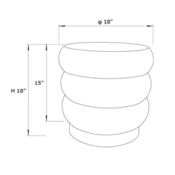 Clarkdale Channel Tufted Ottoman With Wood Base - Threshold™ Designed With Studio McGee -Furniture Sales Store GUEST 7621a4fb 13fc 40b5 8a63 c059333f64cb
