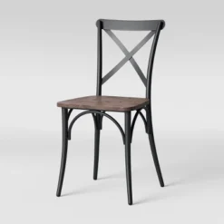 Set Of 2 Malden French Bistro Dining Chair Matte Black - Threshold™ -Furniture Sales Store GUEST 7683bba0 7bf8 4170 bffe 59f2f1dccc92