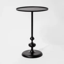 Londonberry Turned Metal Accent Table Black - Threshold -Furniture Sales Store GUEST 78009dd0 dddf 4ac6 a4fc d2665f9d9972