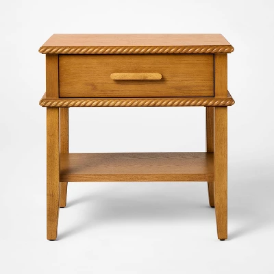 Azorella Nightstand Oak Brown - Threshold™ Designed With Studio McGee 2 Azorella Nightstand Oak Brown - Threshold™ Designed With Studio McGee - Image 2