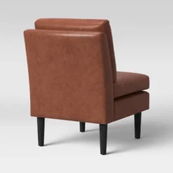 Gelbin Faux Leather Slipper Chair With Wood Legs - Threshold™ -Furniture Sales Store GUEST 79c6f7f3 f809 4654 bfbb 3f8fdad22532