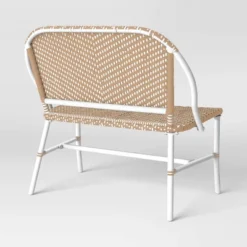 Suffield Wicker Patio Bench With Back - Threshold™ -Furniture Sales Store GUEST 79fb0b72 a9ef 433d 93e7 7080a559f253