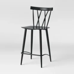 Set Of 2 Becket Metal X Back Counter Height Barstool Black - Threshold™ -Furniture Sales Store GUEST 7ab60607 4e5e 4b03 a2af 7cf9061779fb