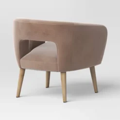 Barrel Open Back Accent Chair Velvet Camel - Threshold™ -Furniture Sales Store GUEST 7cda3f6e f279 4070 a7ef 92b757c1d401