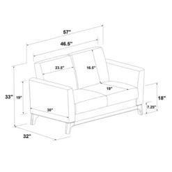 Middlefield Loveseat - Threshold™ -Furniture Sales Store GUEST 7e8ad27d 0f68 4d25 961d 3c689f130159