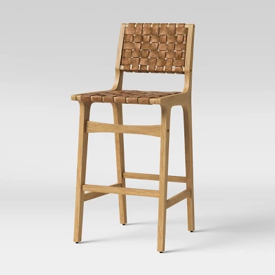 Ceylon Woven And Wood Barstool - Threshold™ 2 Ceylon Woven And Wood Barstool - Threshold™ - Image 2