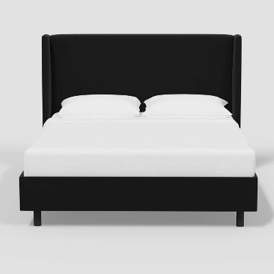 Antwerp Wingback Platform Bed In Velvet - Threshold™ 1 Antwerp Wingback Platform Bed In Velvet - Threshold™