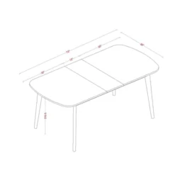 Astrid Mid-Century Drop Leaf Dining Table - Threshold™ -Furniture Sales Store GUEST 804508c4 e30b 4c64 8f04 e4df960068df