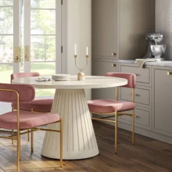 Orion Luxe Dining Chair With Brass Legs - Threshold™