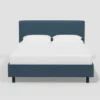 Olivia Upholstered Textured Linen Platform Bed - Threshold™