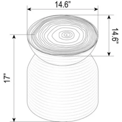 Grantsville Drum Accent Table Black - Threshold™ Designed With Studio McGee -Furniture Sales Store GUEST 82f4aac6 8d31 4914 8f5f 47d6585c349c