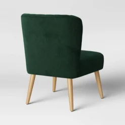Chelidon Velvet Slipper Chair Green - Threshold™ -Furniture Sales Store GUEST 84c88f78 43b2 4476 bf01 fde2ea4f4522