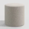 Round Thalia Ottoman In Boucle - Threshold™