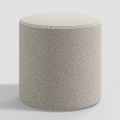 Round Thalia Ottoman In Boucle - Threshold™ 1 Round Thalia Ottoman In Boucle - Threshold™