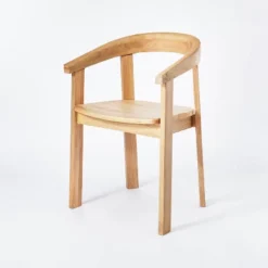 Terra Solid Wood Curved Back Dining Chair - Threshold™ Designed With Studio McGee -Furniture Sales Store GUEST 9247e68d 2d42 4de0 acf8 805ddf967c24