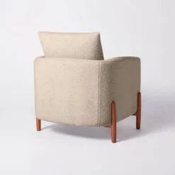 Elroy Faux Shearling Accent Chair With Wood Legs - Threshold™ Designed With Studio McGee 14 Elroy Faux Shearling Accent Chair With Wood Legs - Threshold™ Designed With Studio McGee -Furniture Sales Store GUEST 9253b8cf 4e11 4a1b aeb0 11fec1e0f29d