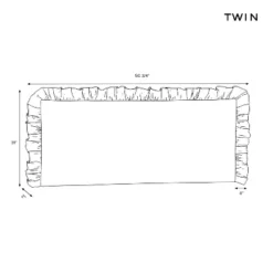 Ruffled Wall Mounted Headboard - Threshold™ Designed With Studio McGee -Furniture Sales Store GUEST 961871ce e043 48de 87d4 75c9097922c6