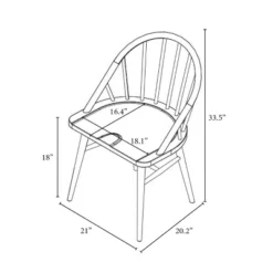 2pk Adwolf Rounded Spindle Dining Chairs Black - Threshold™ 13 2pk Adwolf Rounded Spindle Dining Chairs Black - Threshold™ -Furniture Sales Store GUEST 9717f7b7 7377 4009 b5b2 b90142c847de