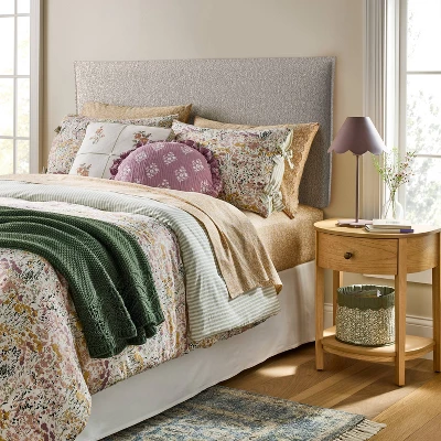 Teen French Seam Headboard - Threshold™ Designed With Studio McGee 1 Teen French Seam Headboard - Threshold™ Designed With Studio McGee