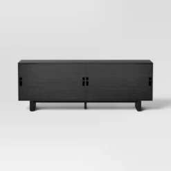 Fluted TV Stand For TVs Up To 55" Black - Threshold™: Entertainment Center With Adjustable Shelves -Furniture Sales Store GUEST 97ee2ee9 ce6f 4f6b a402 8985fb6fdde7